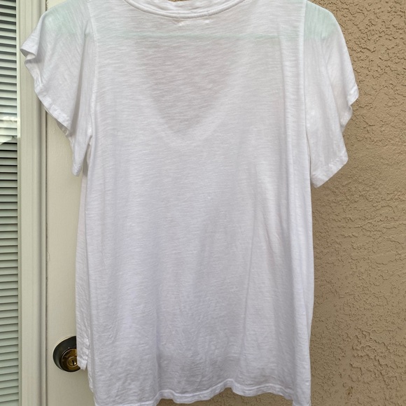 Anthropologie top with cute fluttered sleeves - Picture 3 of 3
